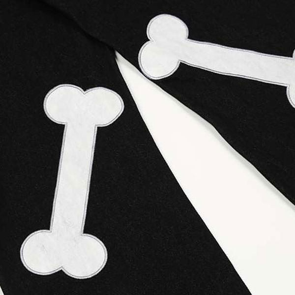 Skeleton Hands Embroidery Jeans Maxct