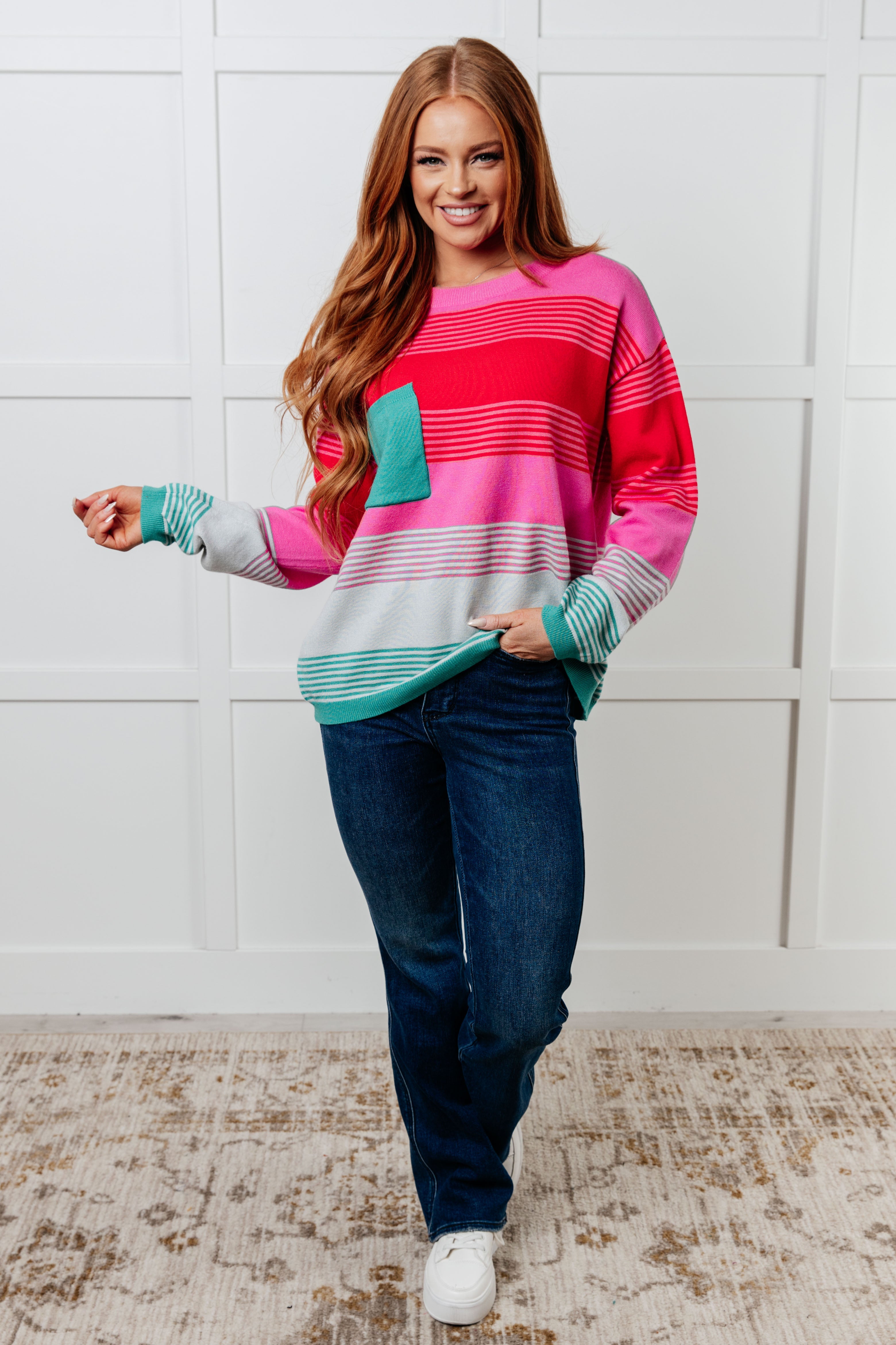 Maxct &Gradual Feelings Striped Sweater