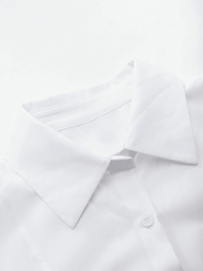 Maxct Basic Long Sleeve Button Blouse