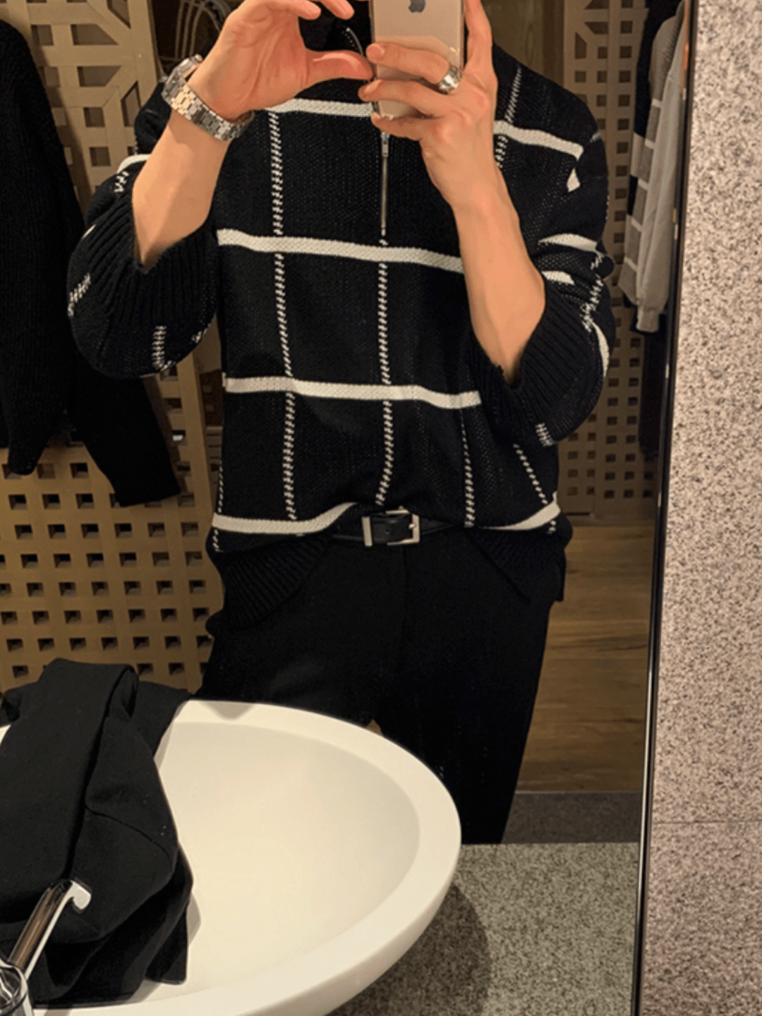 Maxct [Mrcyc] Plaid Sweater Na630