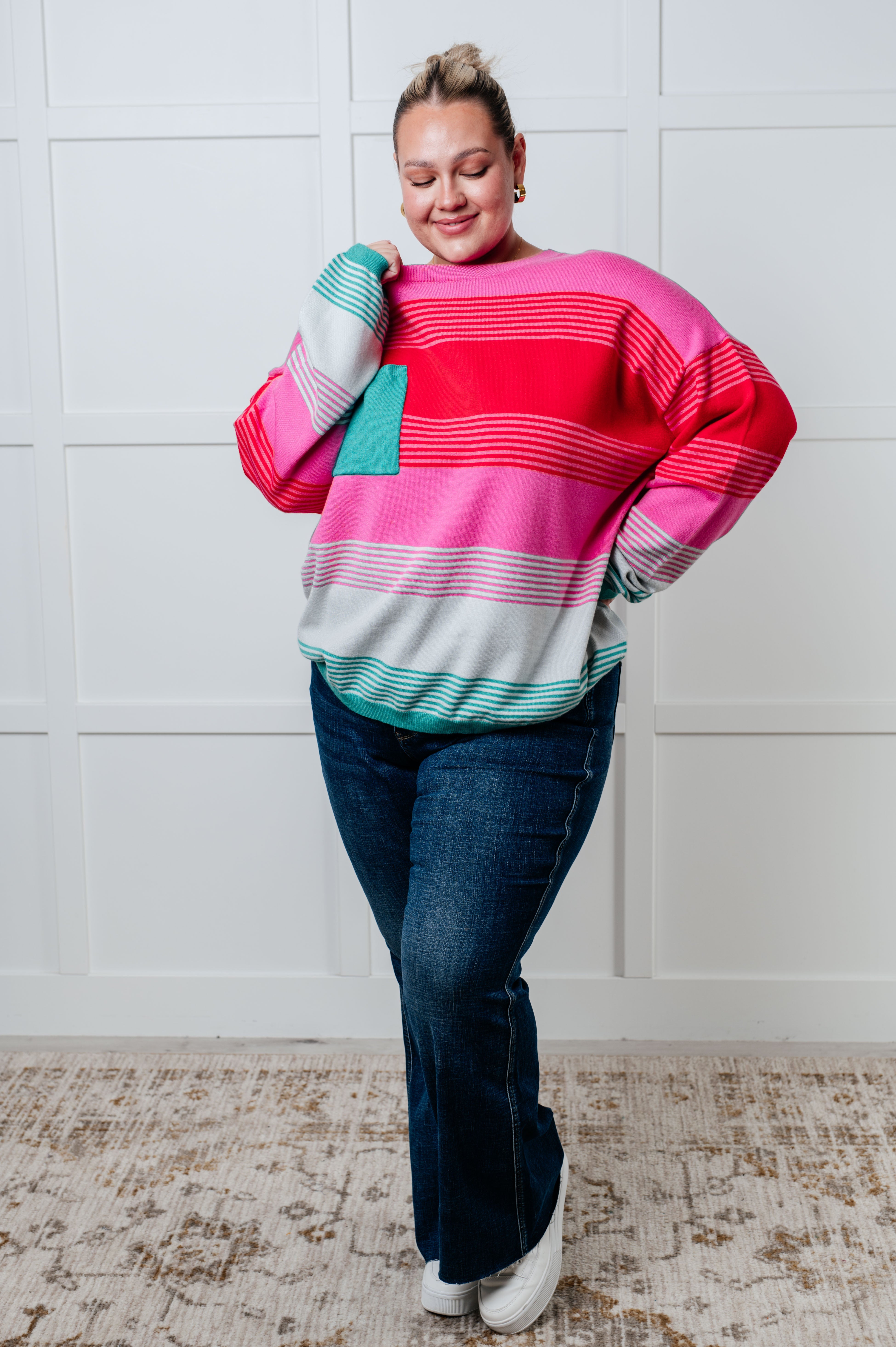 Maxct &Gradual Feelings Striped Sweater