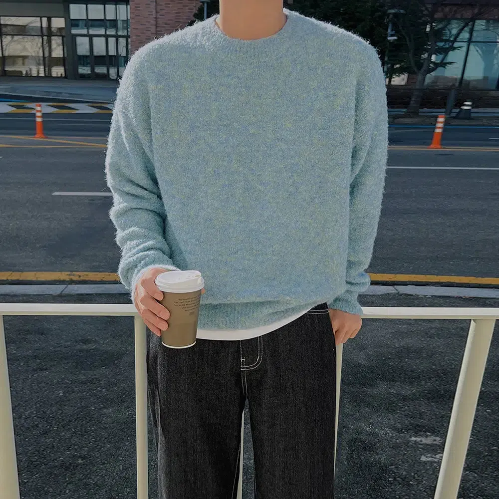 Maxct Casual Round Neck Knitted Sweater