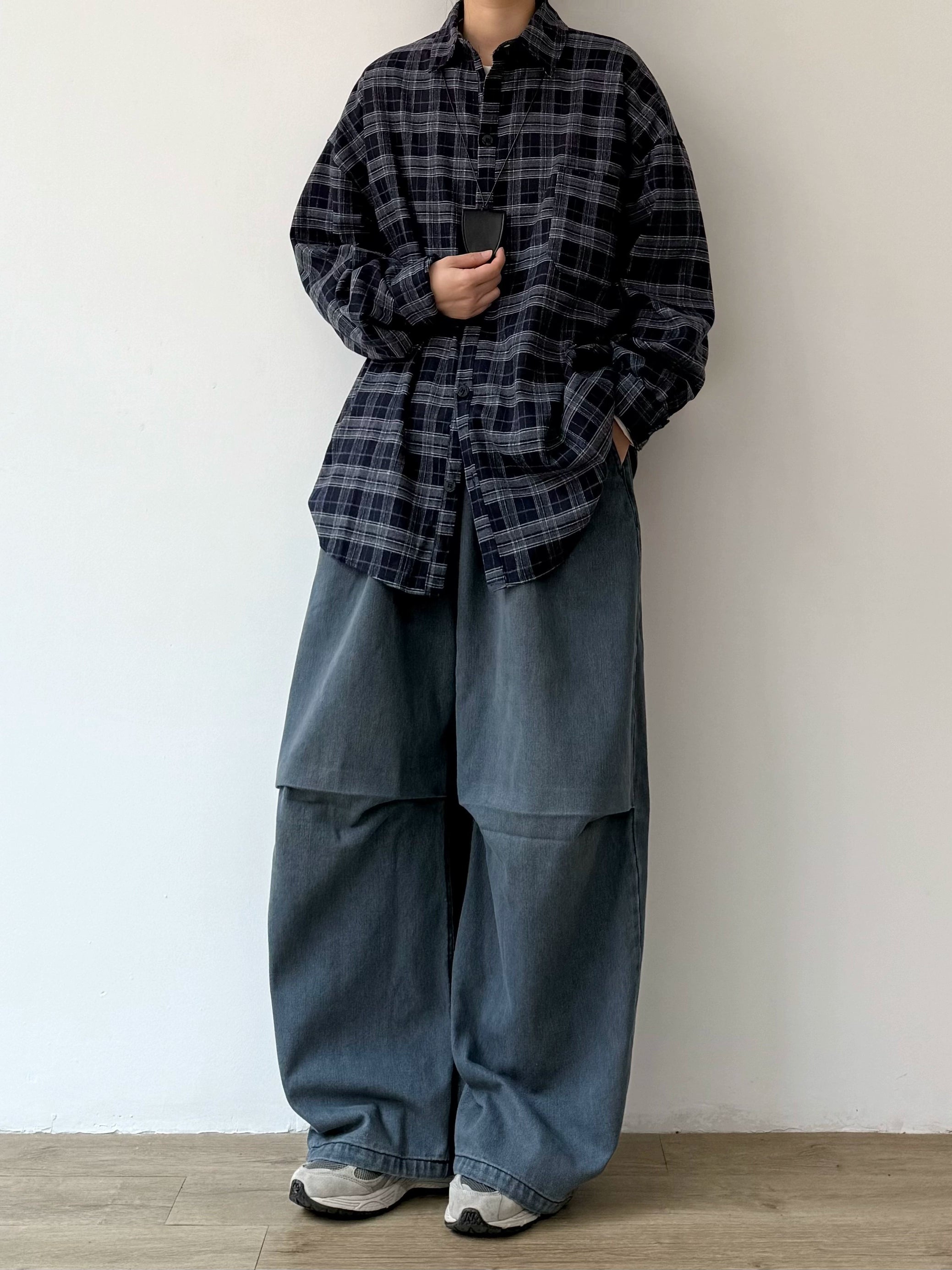 EVER Essential Plaid Shirt Maxct