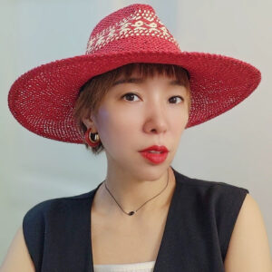 Maxct Straw Hat Japanese Style Black Brown Panama Women's Beach Big Brim
