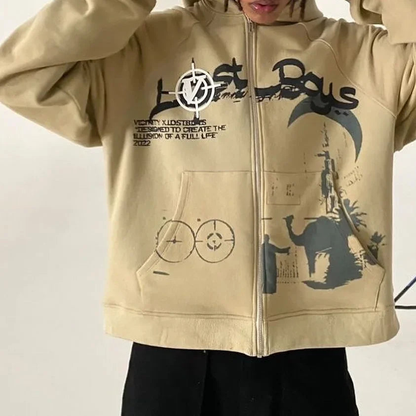 Maxct Man hoodie y2k Fall Winter Fleece Sweatshirts Letter Embroidery Vintage Streetwear Warm Sweats Turtleneck Hoodies Pullover tops