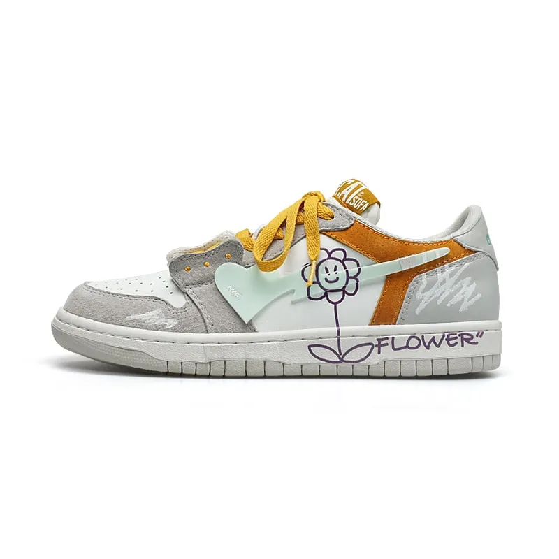Low-top Graffiti Sneakers for Women Maxct
