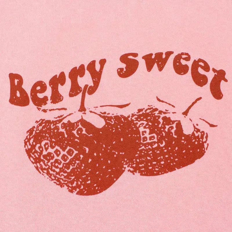 Maxct &Y2K Berry Sweet Crop Top