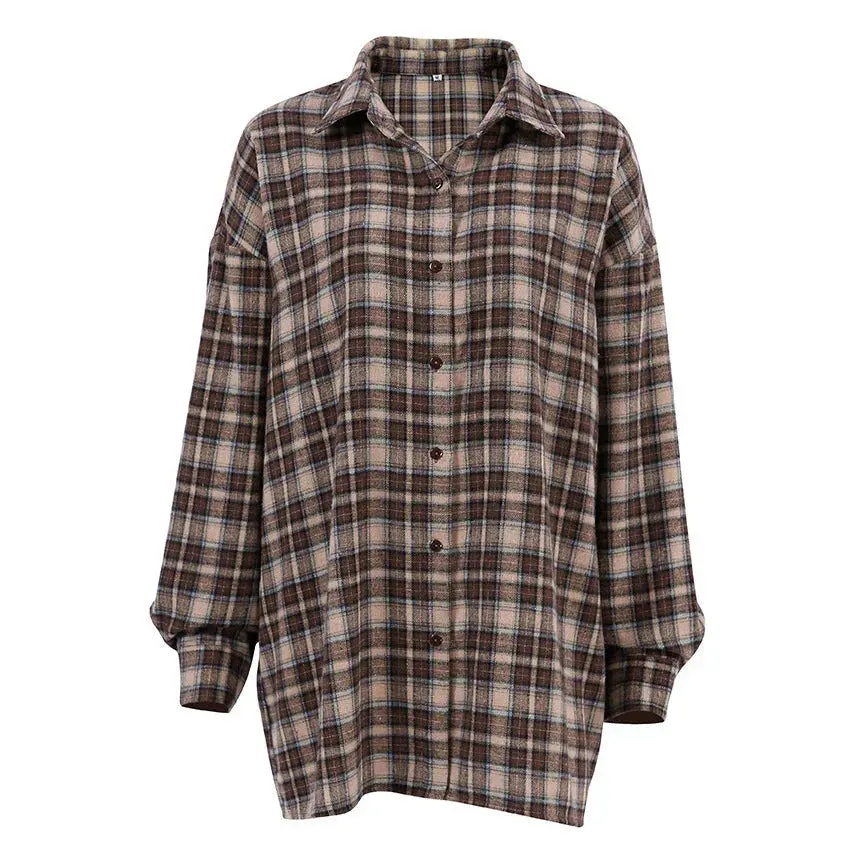 Maxct Julia Oversize Plaid Shirt