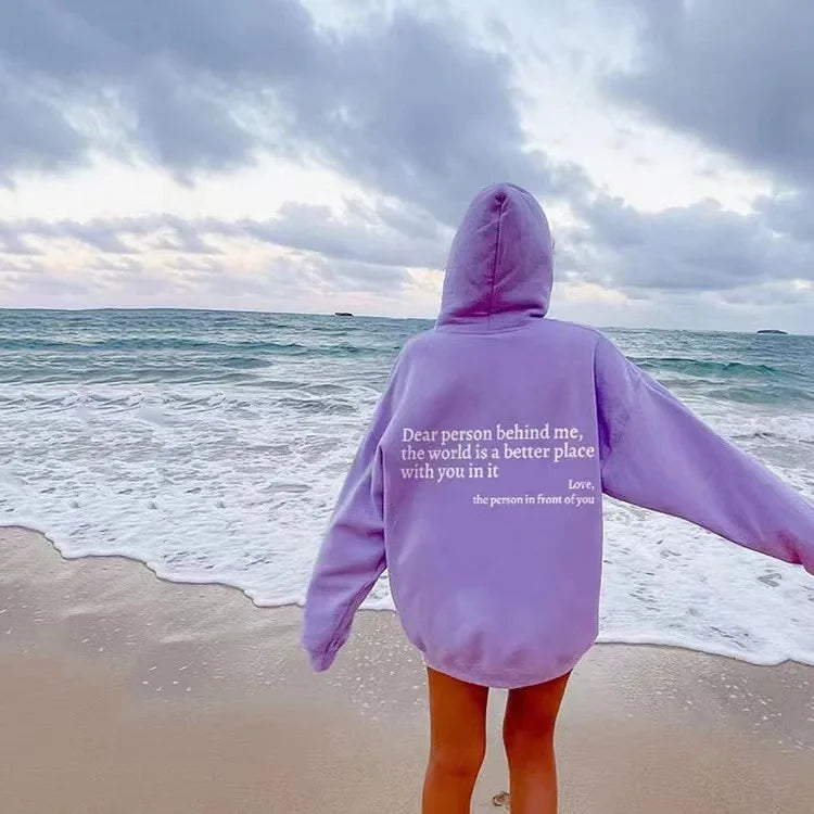 Positive Vibes Unisex Hoodie - World Edition Maxct