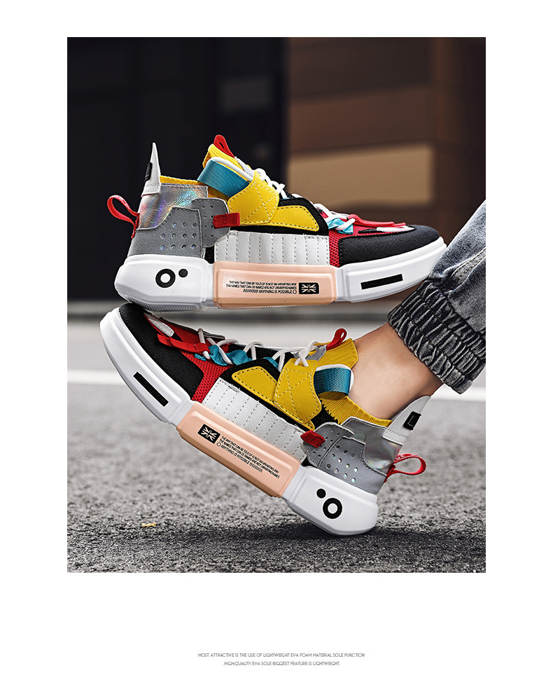 Mixed Colors Sneakers for Men - true-deals-club