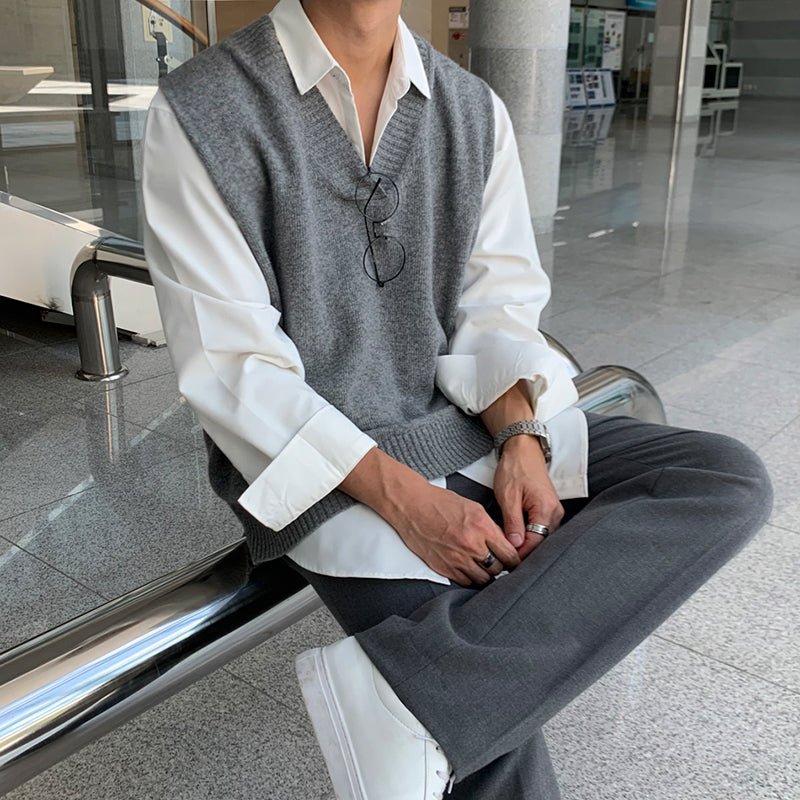 Maxct Kami No.7313 V-Neck Sweater Vest
