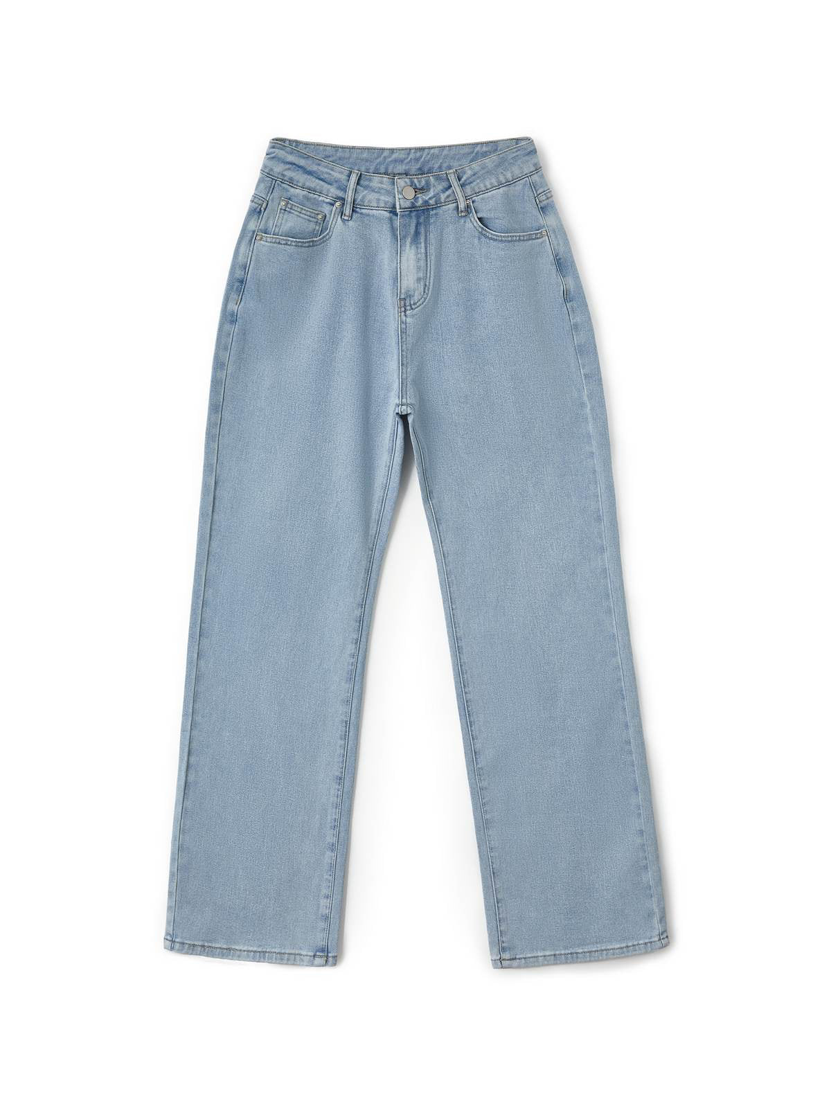 Light Wash Straight Boyfriend Jeans Maxct
