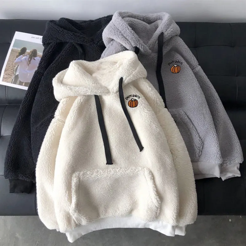 Maxct Winter Hooded Harajuku Women Coat Jaqueta Feminina Warm Hoodies Female Sweatshirt Pullover Tops Long Sleeve Girls Hoodie