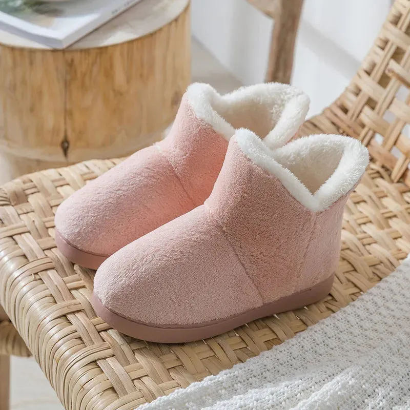 Winter Warm Slip Anti-slip Faux Fur Boots for Women Maxct