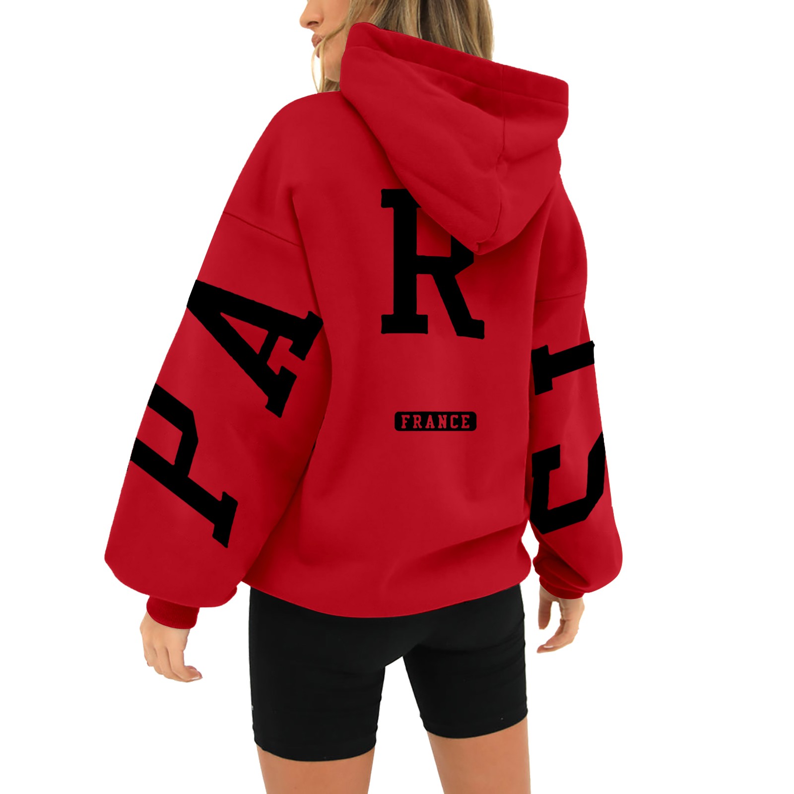 Paris France Printed Sweatshirt Hoodie for Women - true deals club