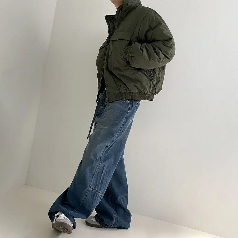 Maxct Stand Collar Padded Cotton Jacket