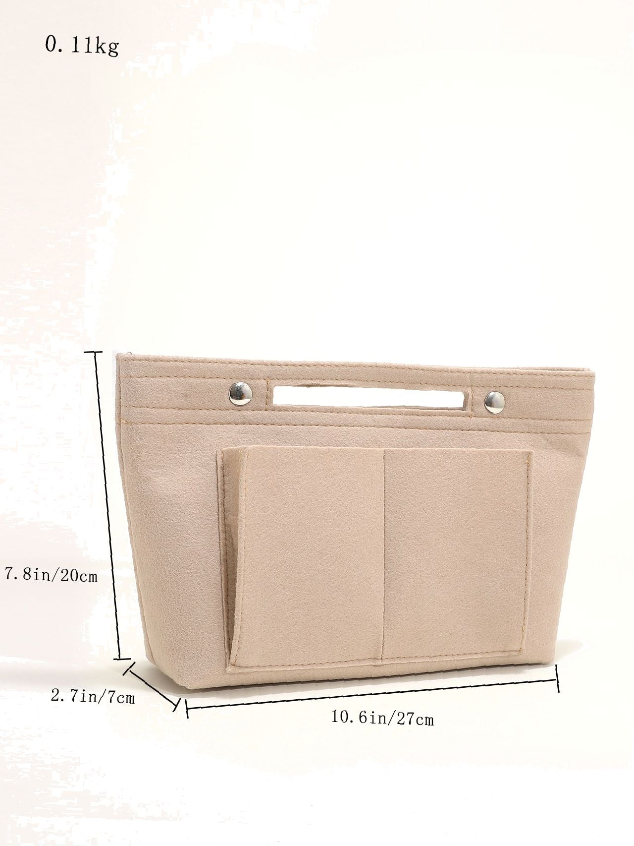 Maxct - Snap Button Bag Insert  - Women Tote Bags