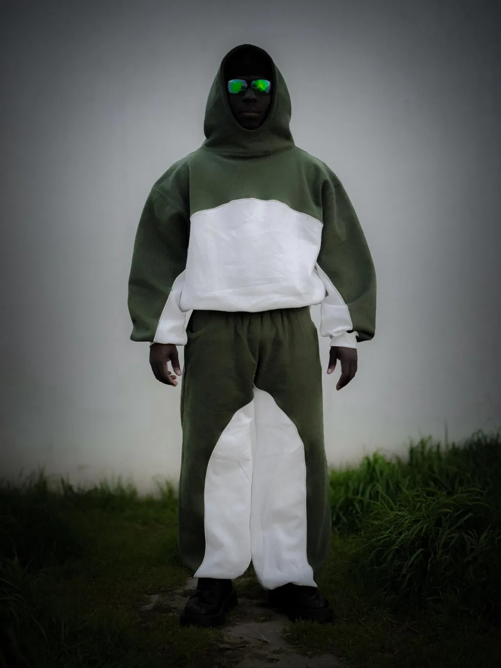 Y2k Winter Long Sleeved Hooded Sweatshirt With Color Blocking Patchwork Oversized Sweatshirt Streetwear Hip-Hop Rap Punk Outfit
