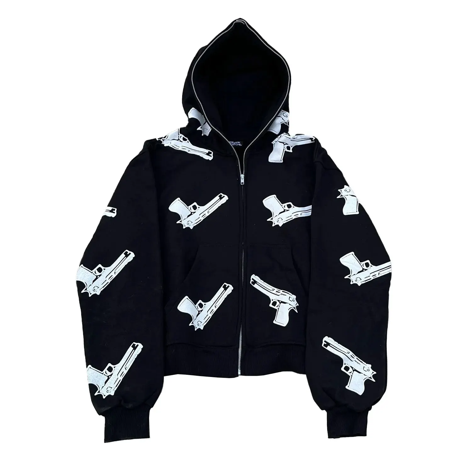 Maxct Y2k Pullover Long Sleeved Cartoon Patterned Streetwear Sweatshirt Jacket Vintage Sweatshirt Hip-Hop Punk School Outfit Clothes