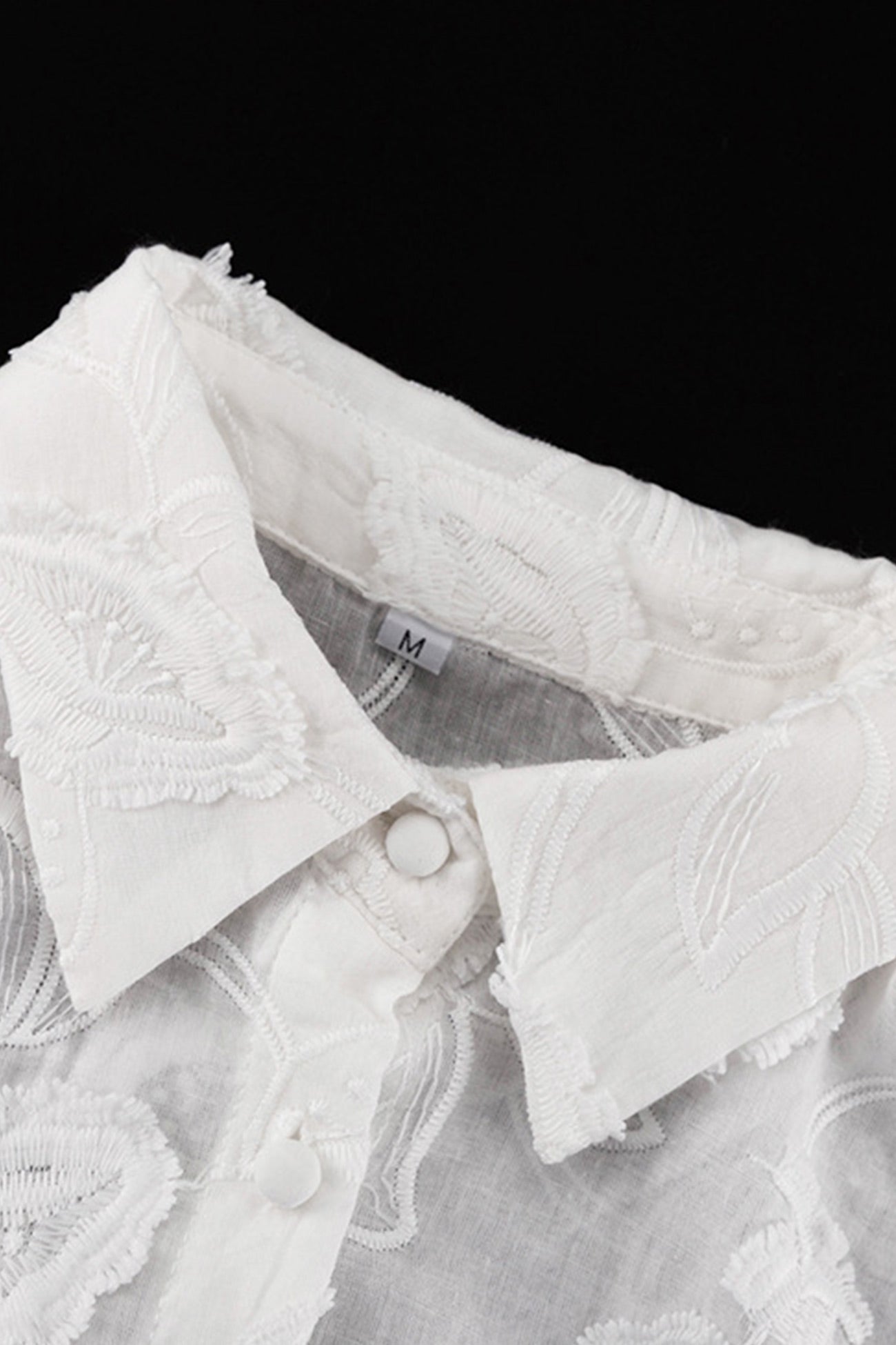 Maxct Floral Embroidery Long Sleeve Shirt Suits