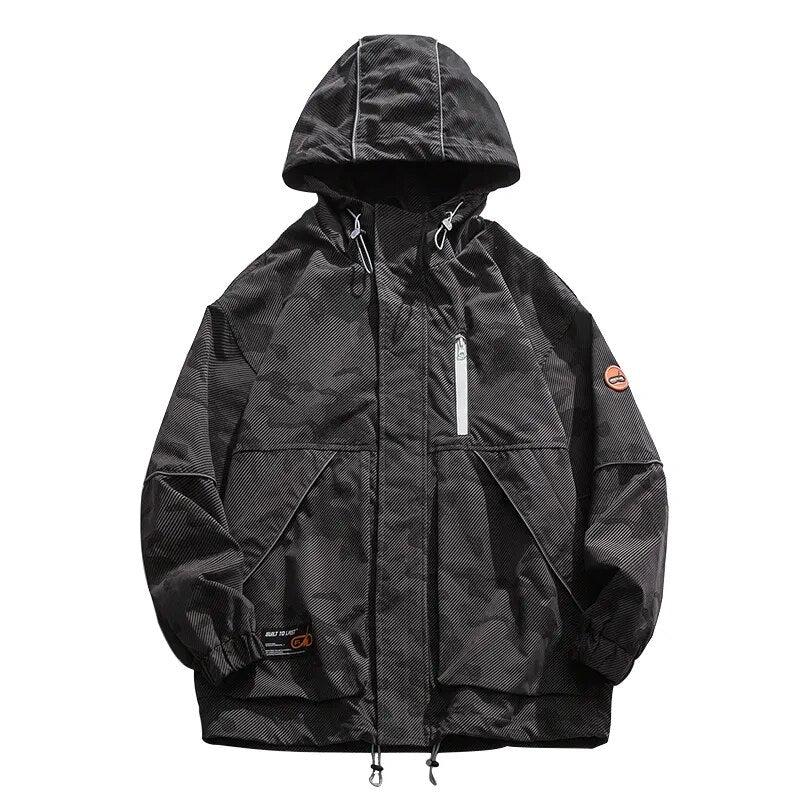 Maxct &Men's HQ Hooded Tactical Light Camo Jacket