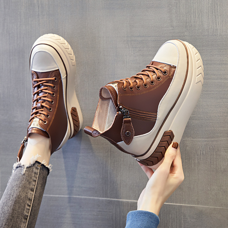 Platform Sneaker Boots for Women - true-deals-club