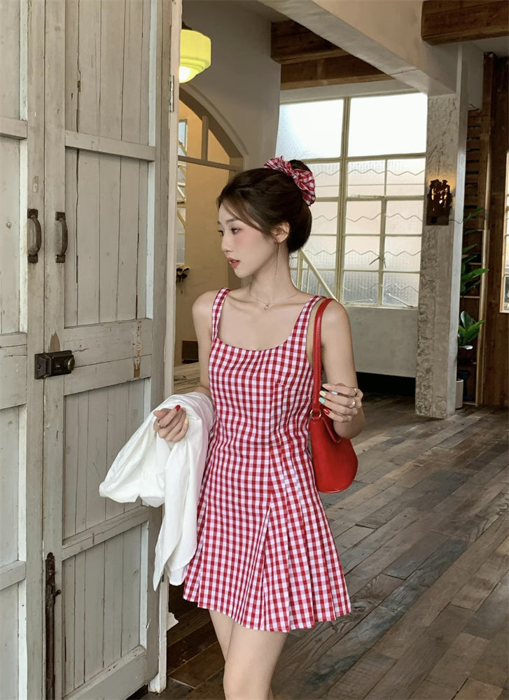 Candy Shop Gingham Mini Dress Maxct