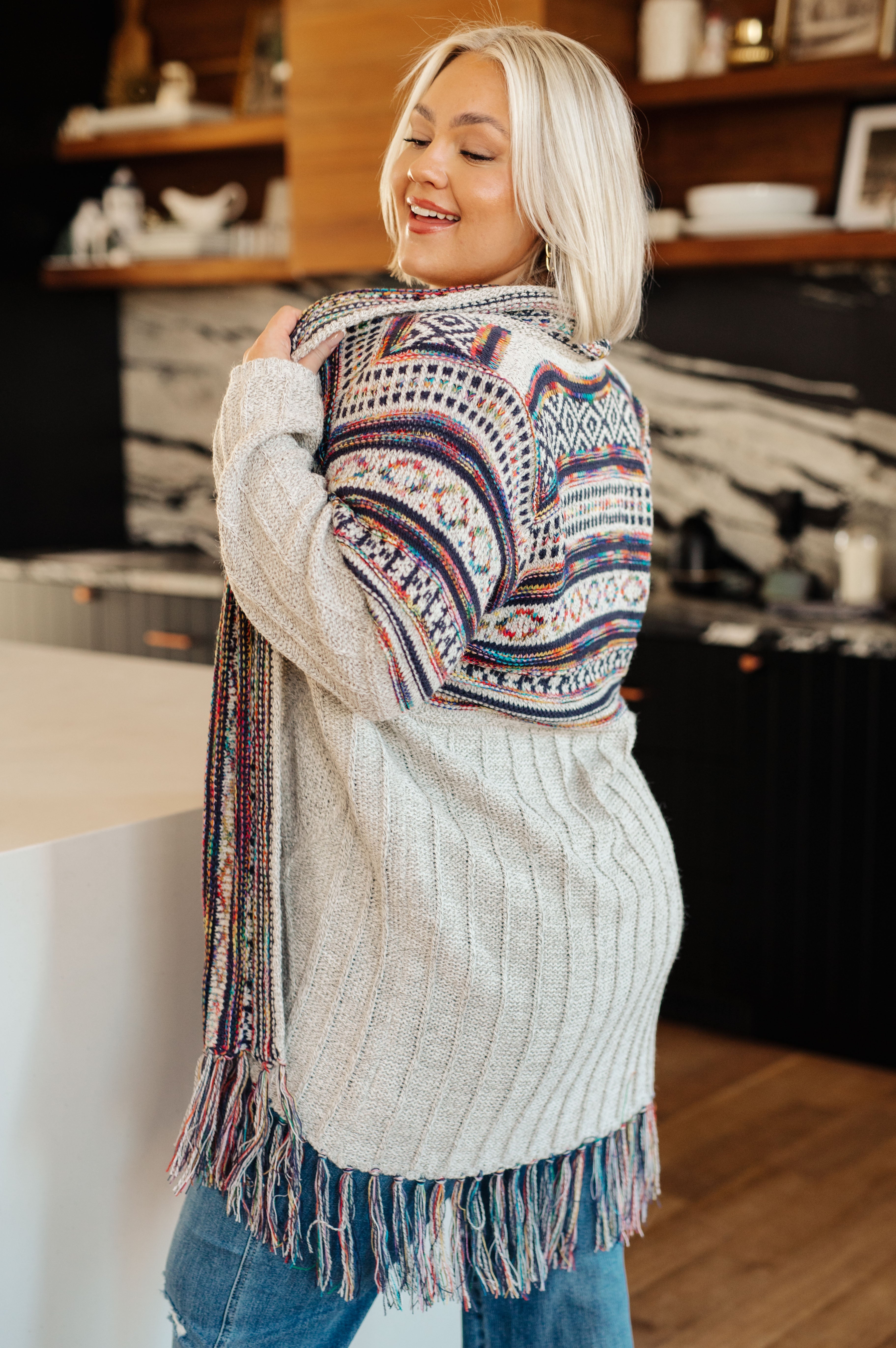 Maxct &Oh So Lucky Fringe Cardigan