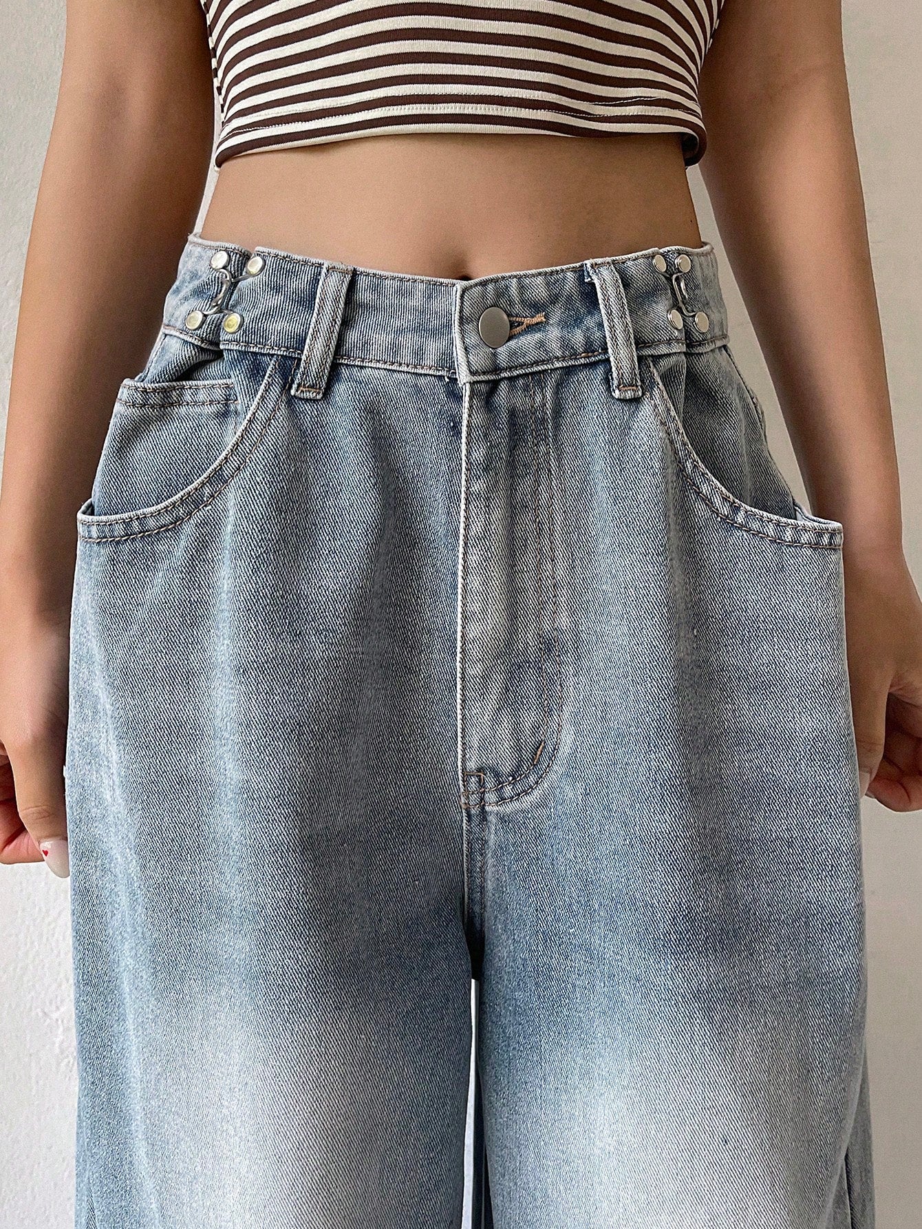 Maxct Ladies' Plain & Simple Daily Wear Denim Long Pants