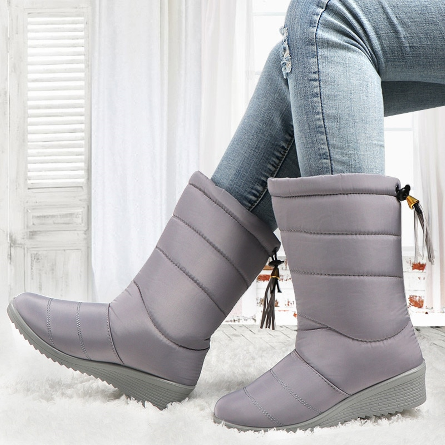 Waterproof Warm Fur Snow Boots Maxct