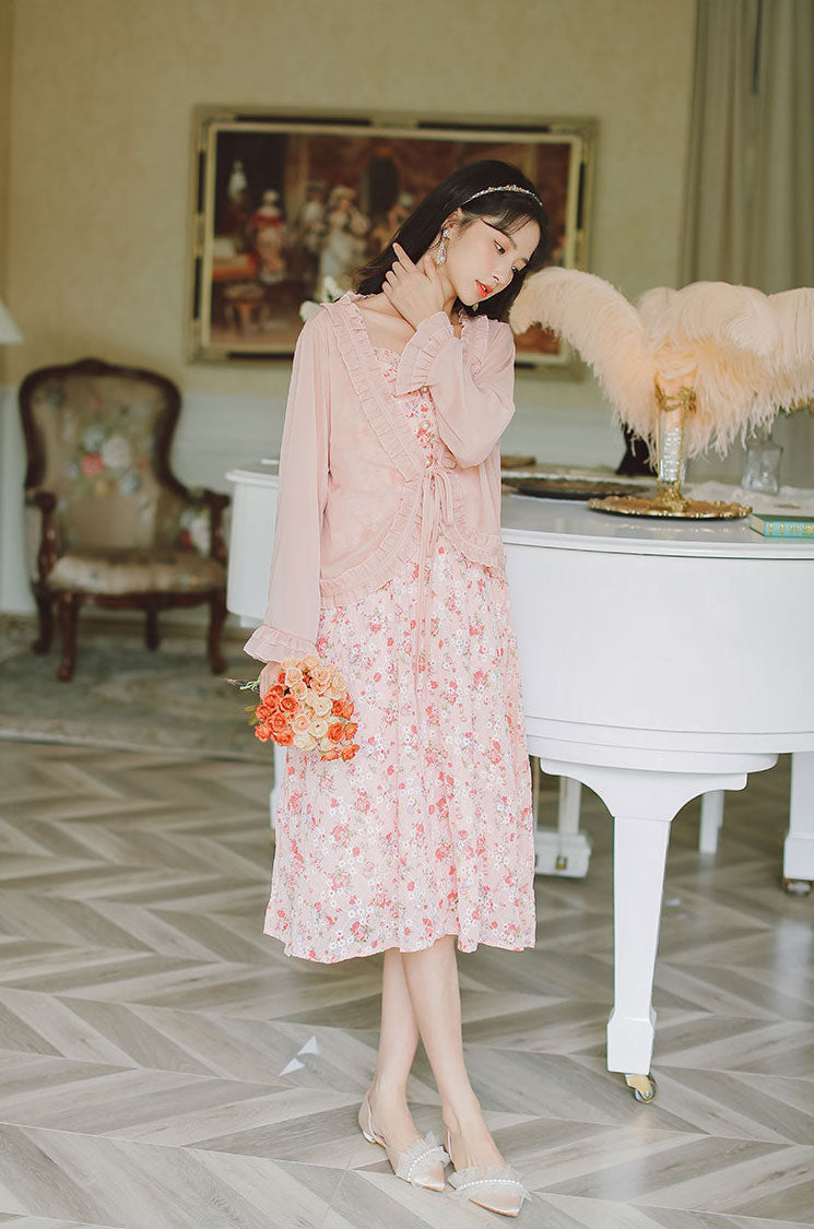 Tea Cup Floral Cami Dress Maxct