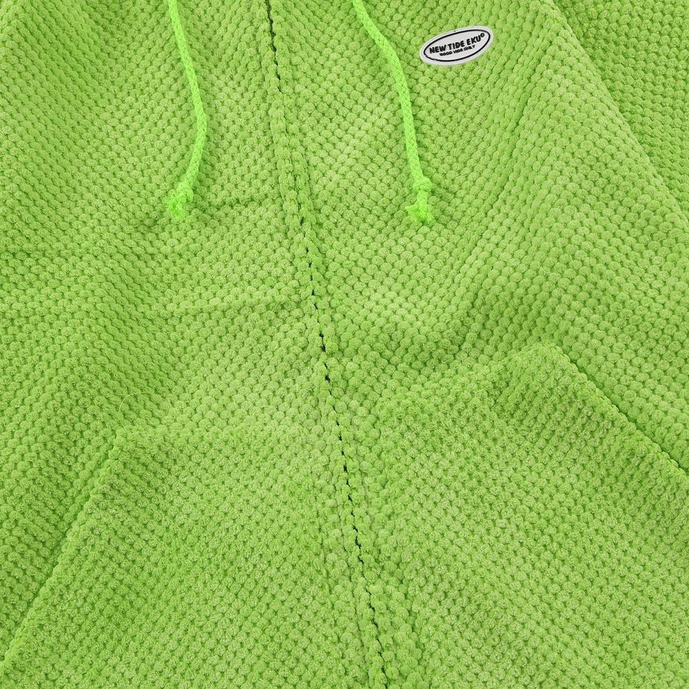 Mystical Green Hoodie Unisex with Demon Horns Maxct