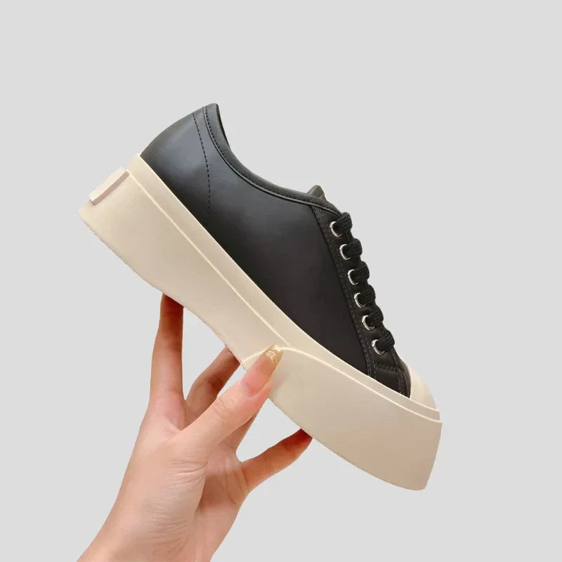 Platform Sneakers Round Toe for Women Maxct