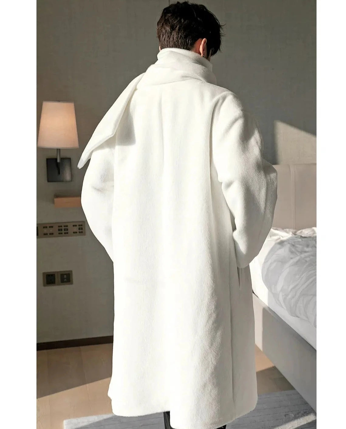 Maxct Woolen Coat With Scarf