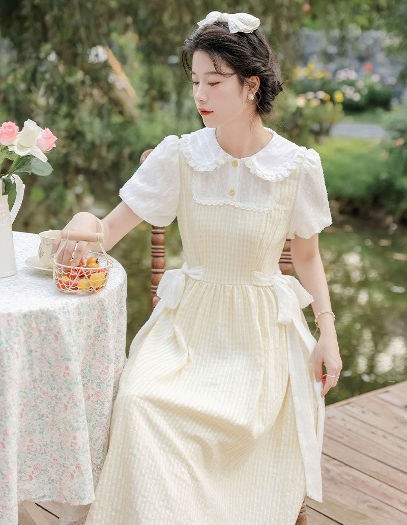 Gingham Picnic Twofer Dress Maxct