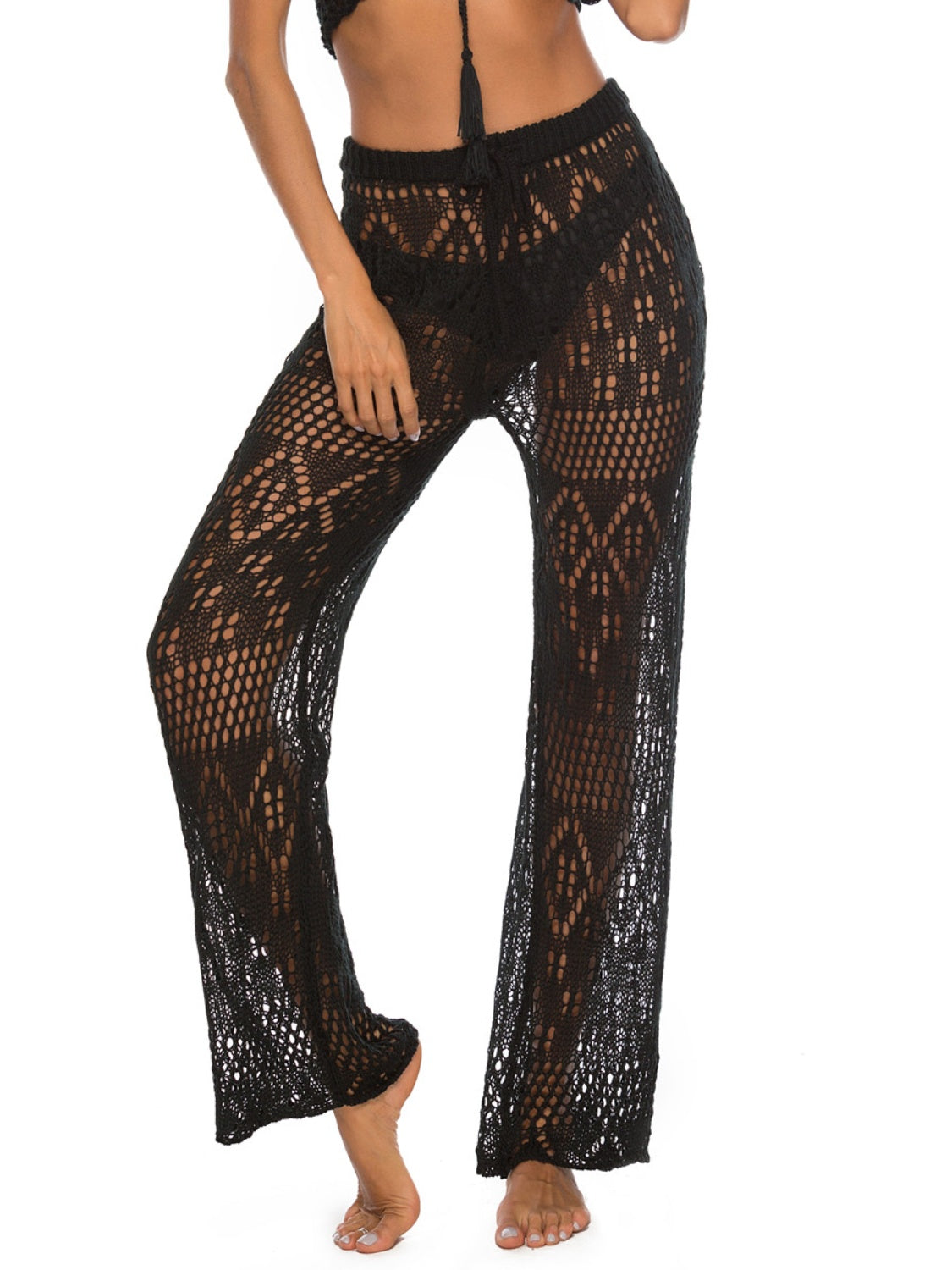 Maxct &Cutout Straight Swim Pants