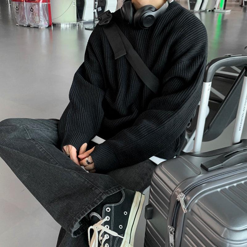 Maxct 6234 Knitted Round Neck Sweater