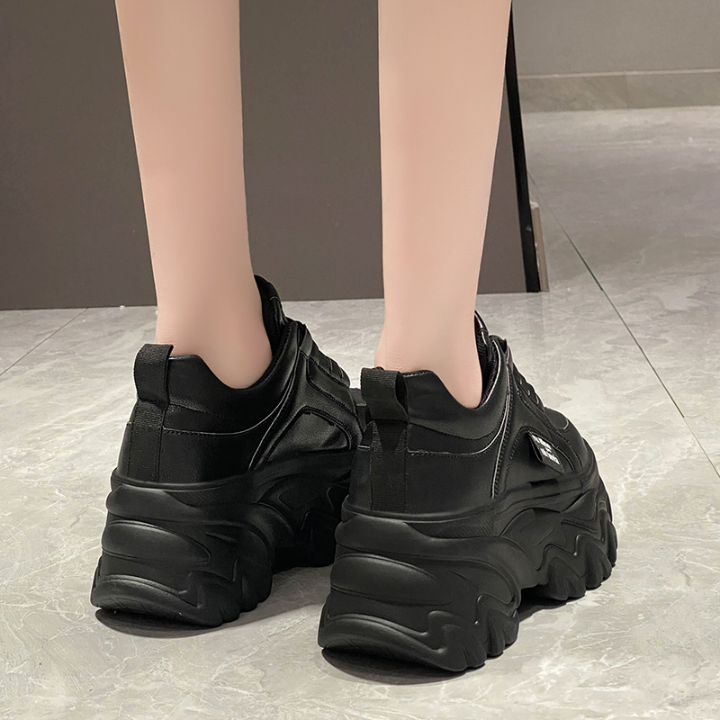 Platform Sneakers Women Spring Autumn PU Leather - true deals club