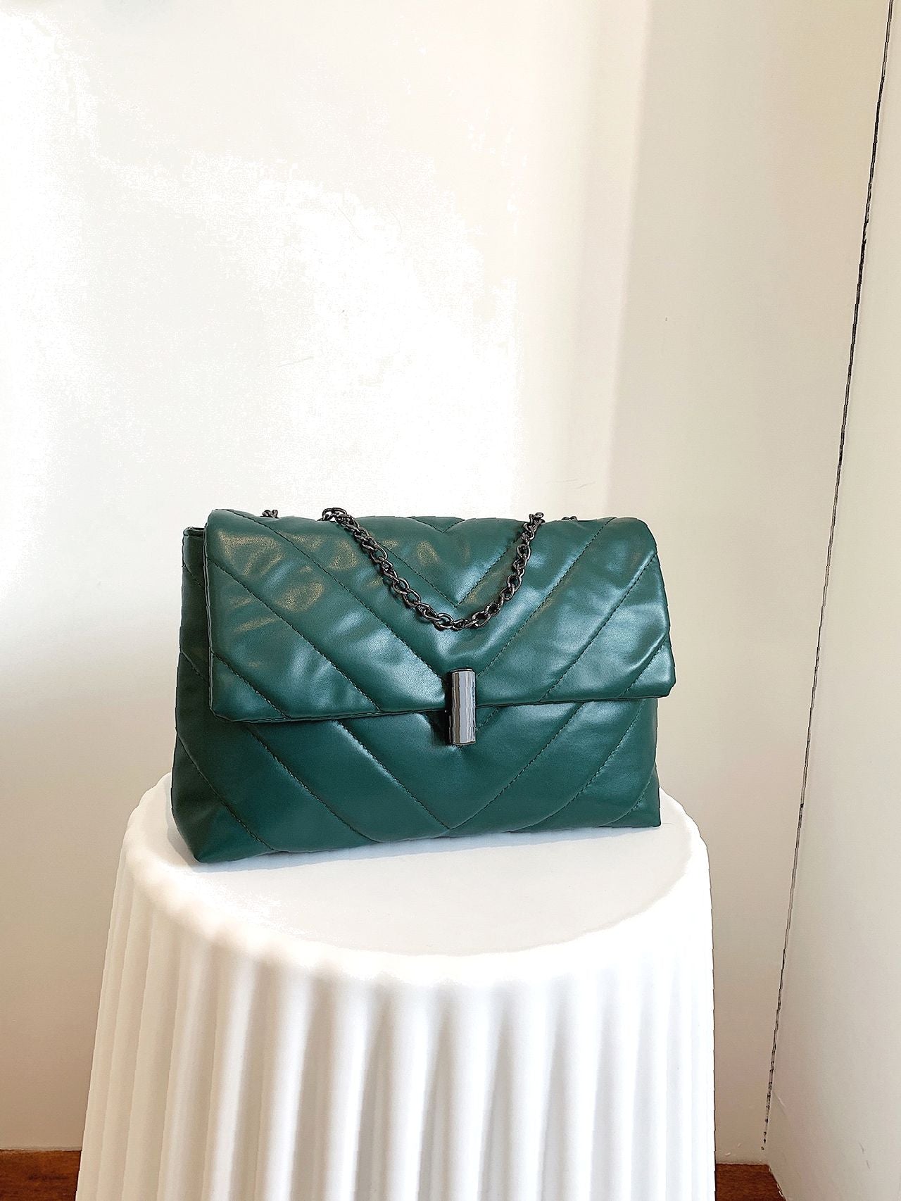 Maxct - Chevron Chain Tote Bag  - Women Tote Bags