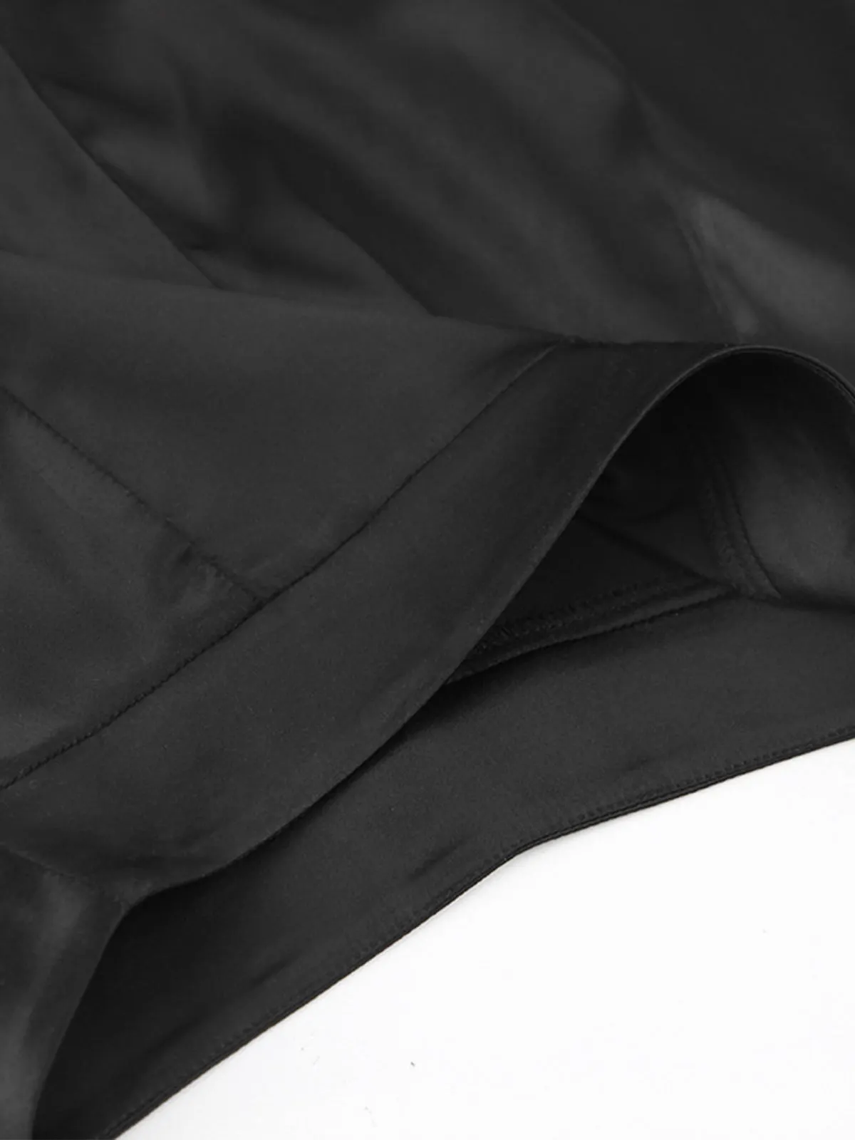 Maxct Oversized Satin Wide Leg Dress Pants