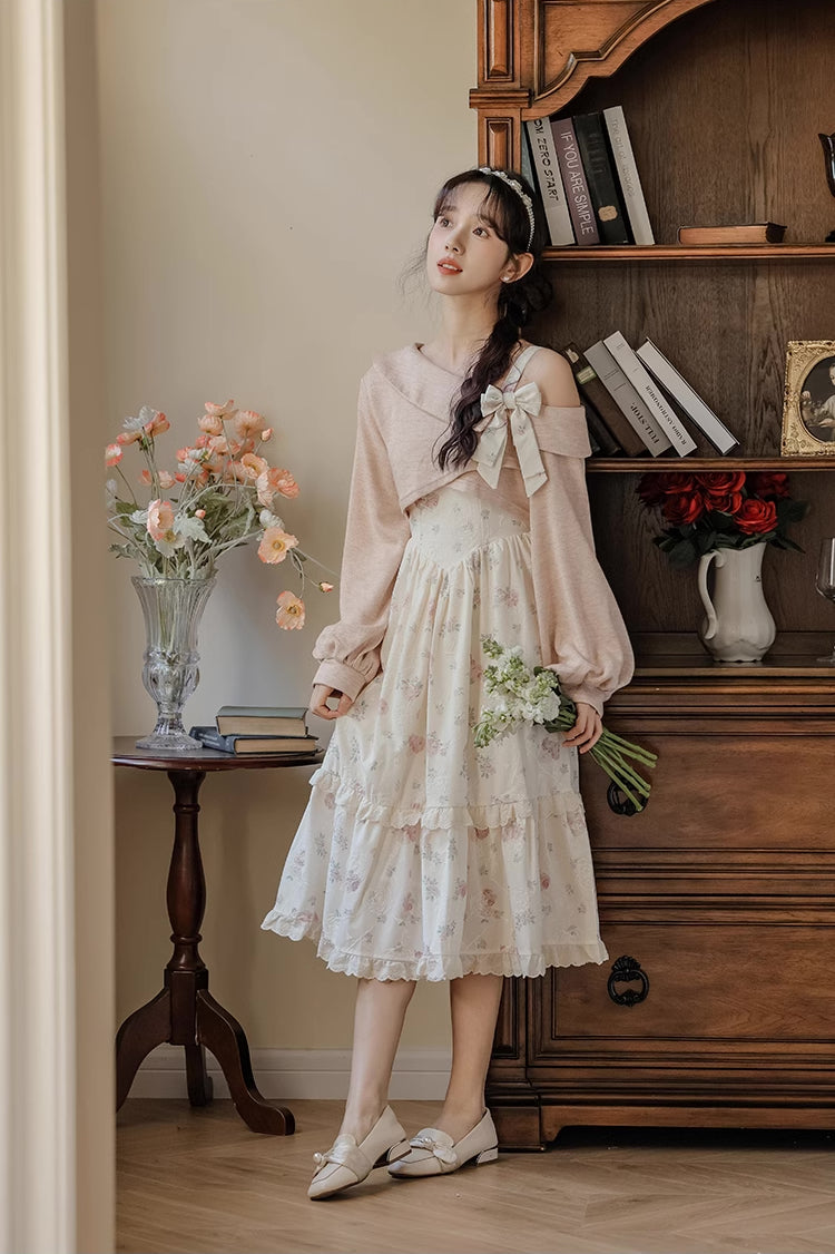 Sweet Rose Midi Dress Maxct