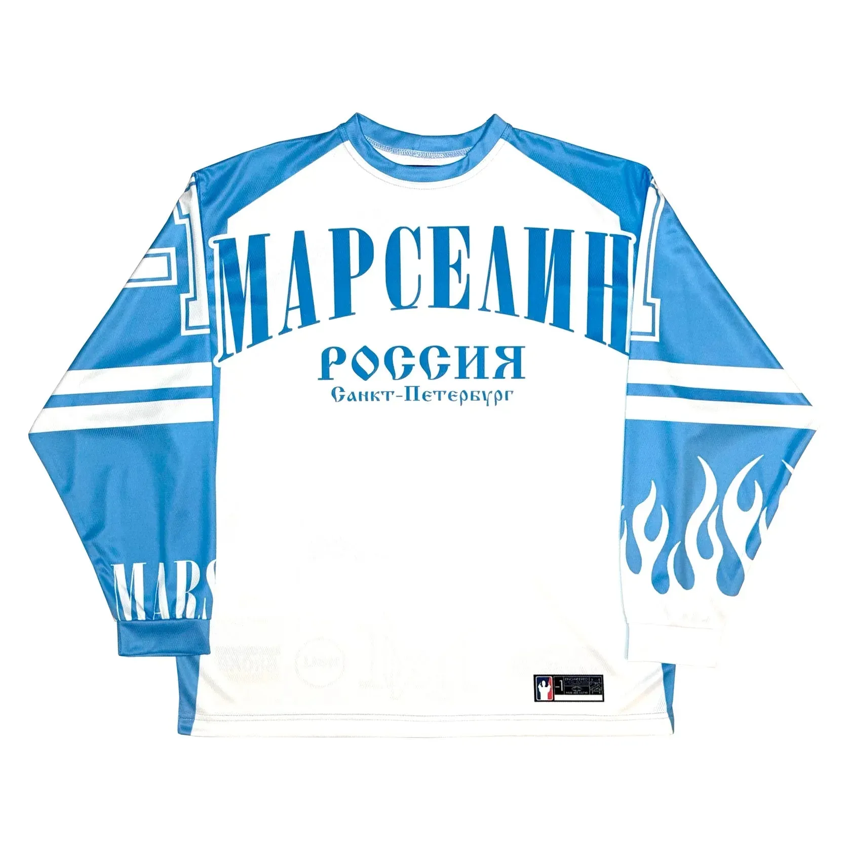 Maxct 90s Streetwear Y2K Street Jersey Fake Mesh Long Sleeve Men Women Retro Trendy Hip Hop Harajuku College Sport Pullover Oversized Unisex T Shirt 1017