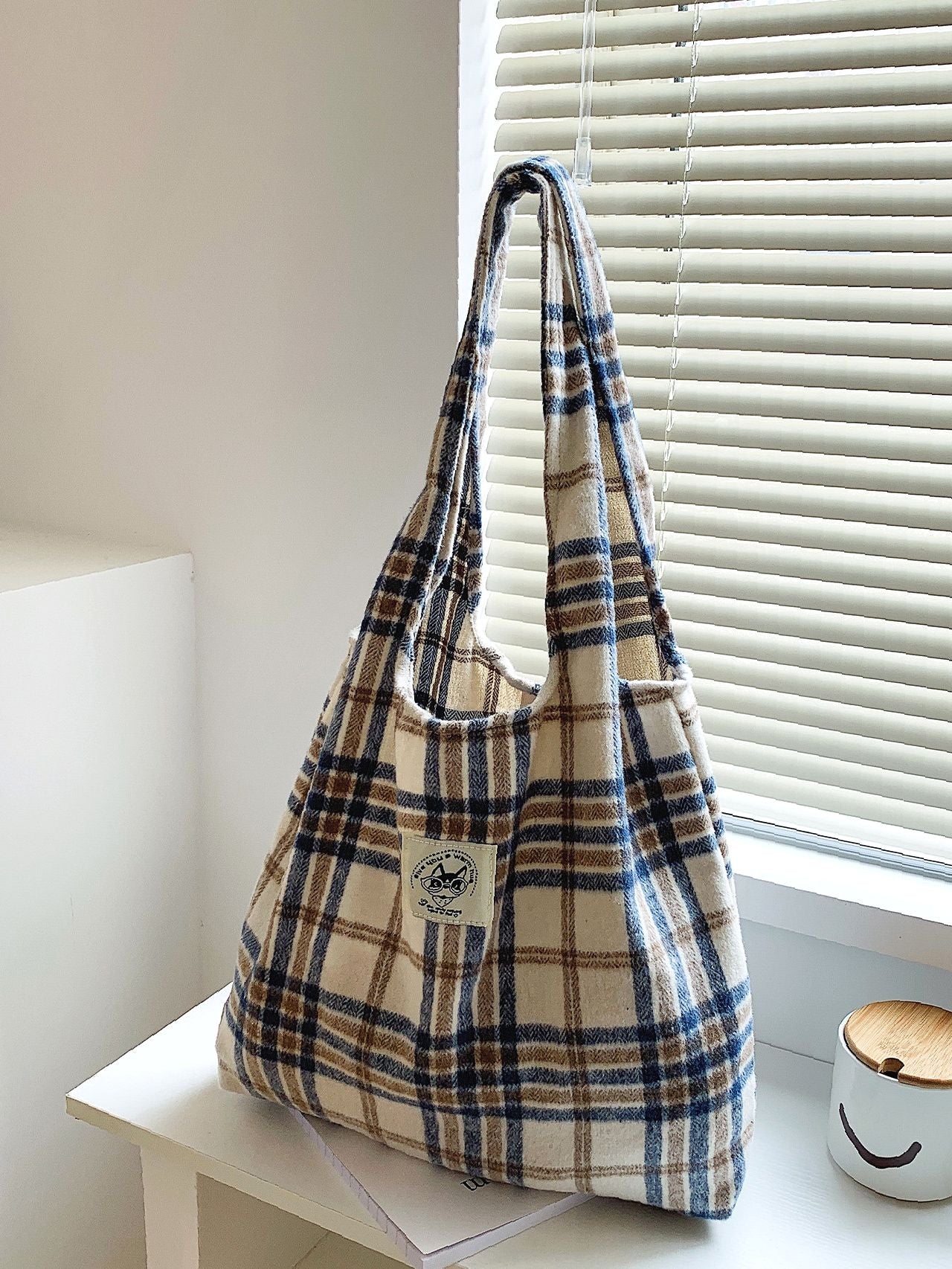 Maxct - Plaid Tote Bag  - Women Tote Bags