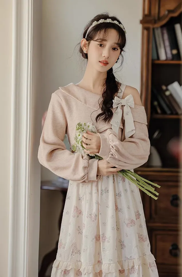 Sweet Rose Midi Dress Maxct