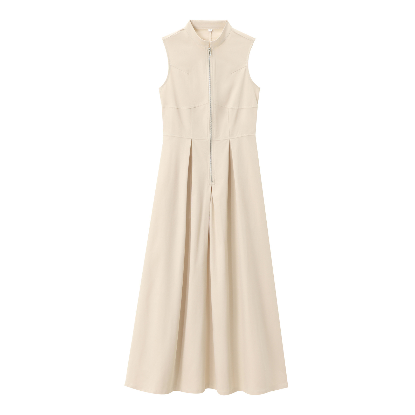Maxct dress to impress outfits New Women's Fashionable round Neck Sleeveless Waist Dress