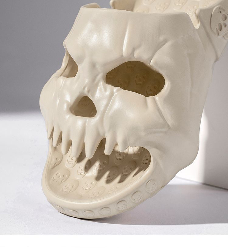 skull slide sandals - true-deals-club