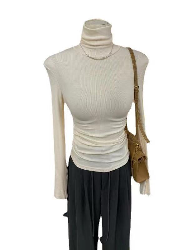 Maxct Simple Comfy Tight-fitting Knit Basic T-shirt