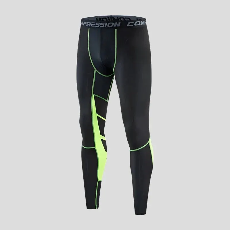Sporty Workout Leggings - Men's Compression Pants Maxct