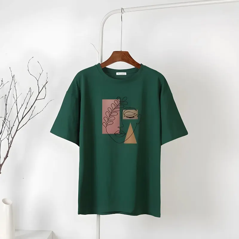Maxct &Woman Face Minimal Tee