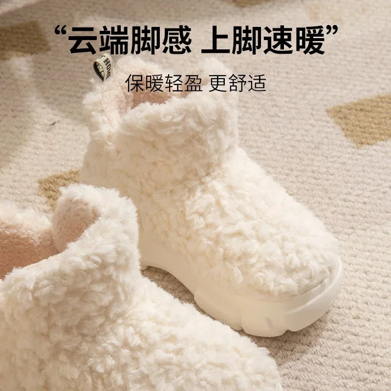 High Top Platform Winter Ankle Boots for Women Maxct
